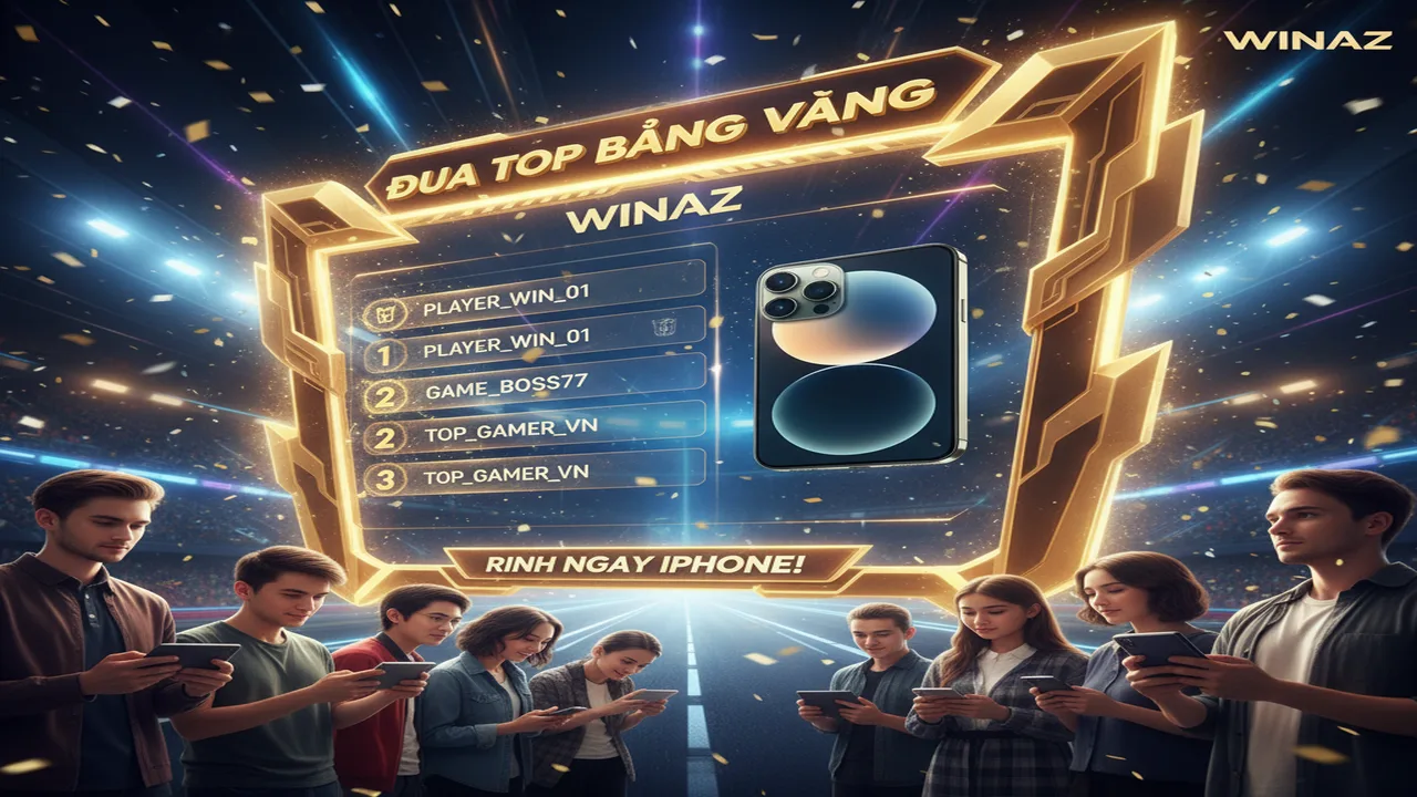 Đua Top nhận iPhone Winaz
