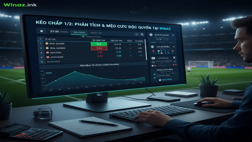 Mẹo kèo chấp 1/2 Winaz