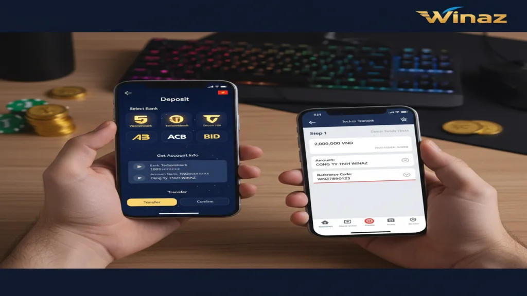 Nạp tiền Ngân hàng Winaz