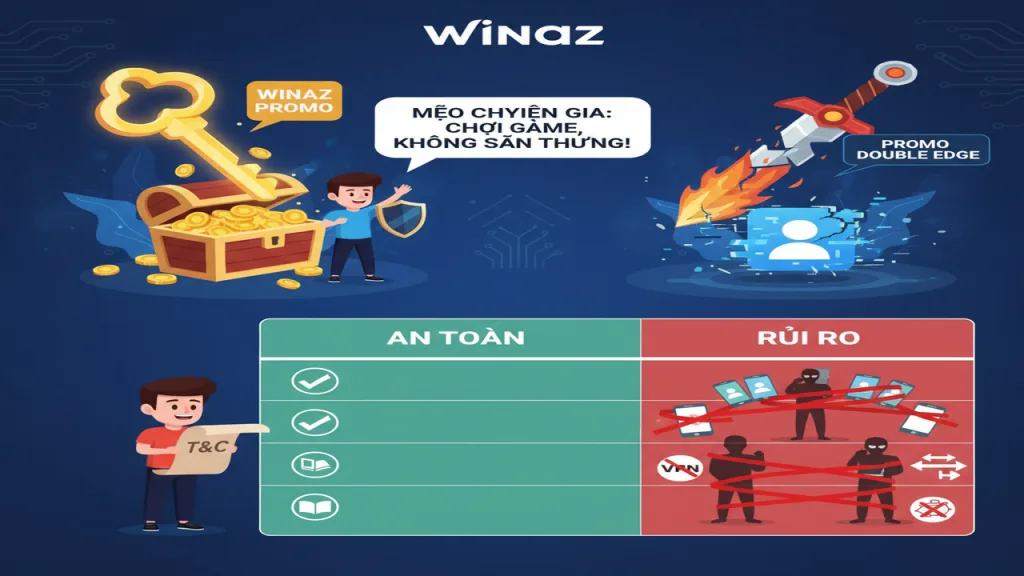 Tránh khóa nick KM Winaz