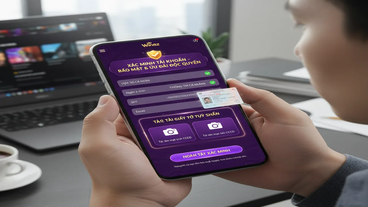 Xác minh tài khoản Winaz