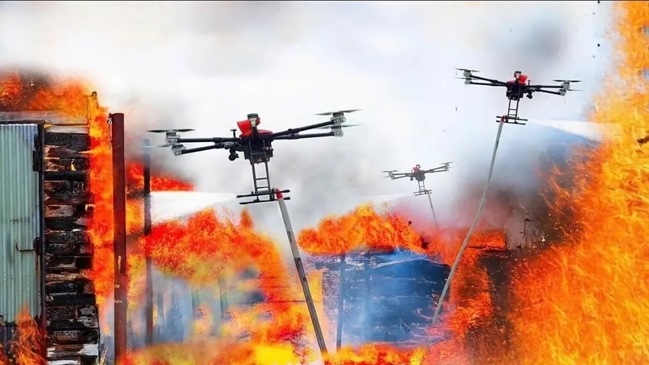 CT Group phát triển UAV bầy đàn chữa cháy