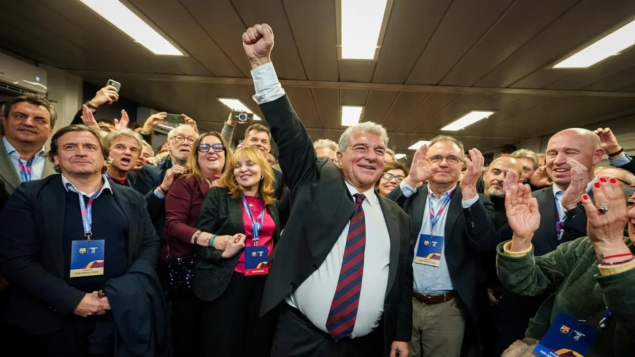 Laporta tái đắc cử Chủ tịch Barca với chiến thắng áp đảo